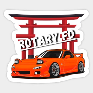 Rotary FD Sticker
